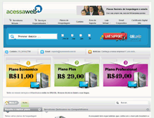 Tablet Screenshot of acessaweb.com.br